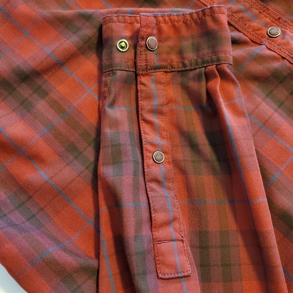 The North Face Men's Long Sleeve Snap Button Up Shirt Sz XL - Picture 15 of 15